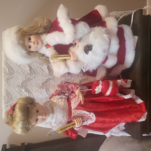 Christmas dolls, set of 2, Telco motion/animated - Picture 2 of 3